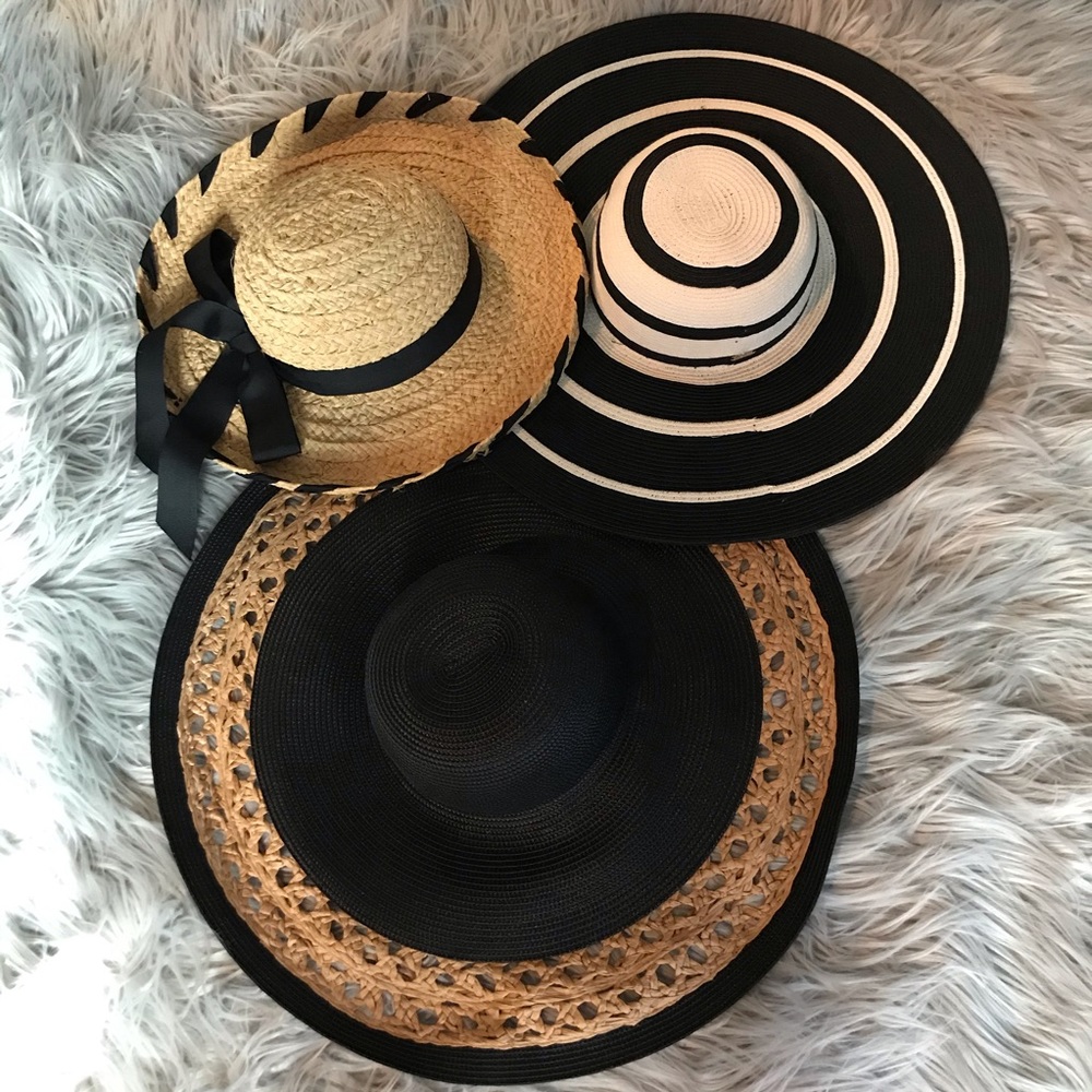 Three name brand summer hats! (ONE PRICE!)